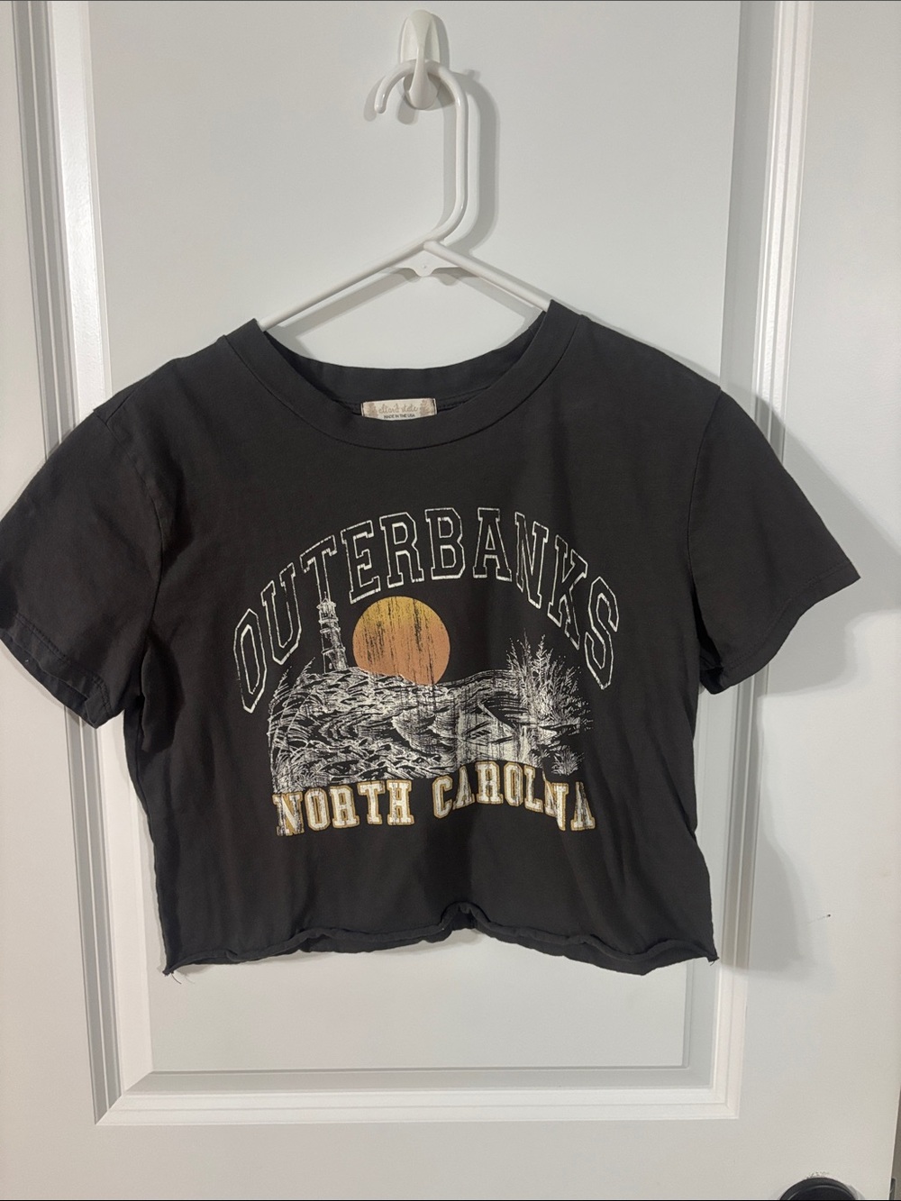 Altar'd State Black Outerbanks North Carolina Graphic Tee